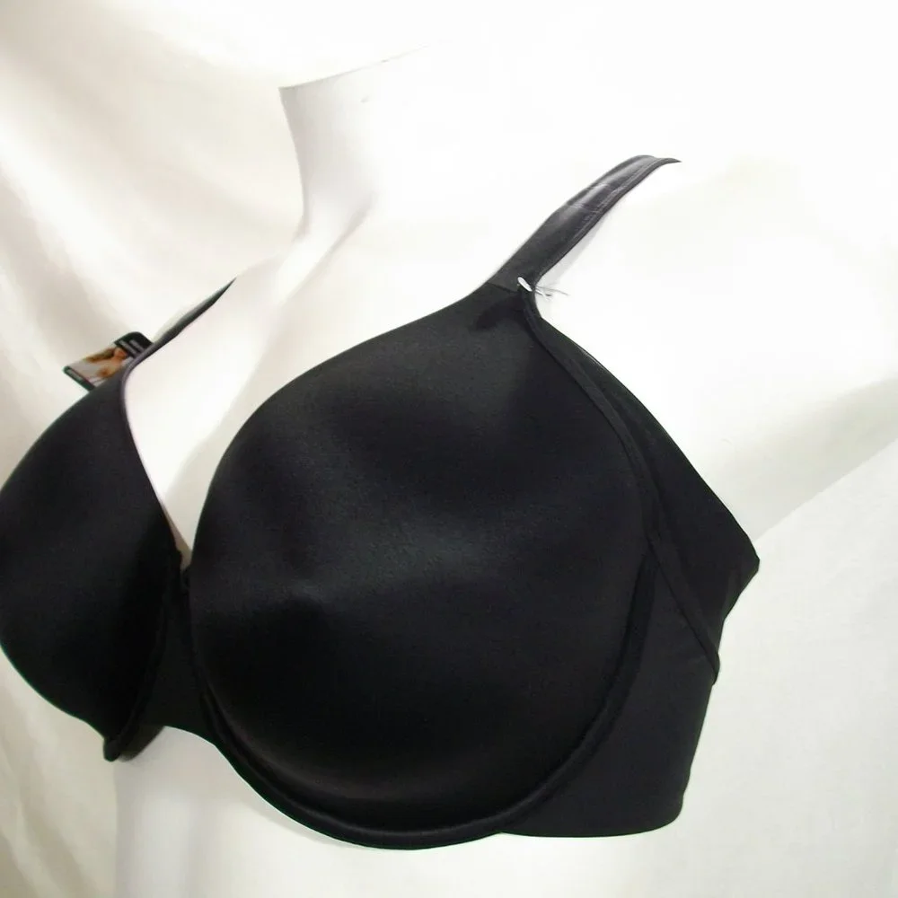 44B Beauty by Bali 6548 B548 One Smooth U Underarm Smoothing Underwire Bra Black